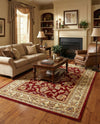 Jaipur Elegance Collection Area Rug -  Jantar Rectangle Red  lifestyle 24