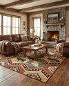 Frontier Trails Collection Area Rug -  Mesa Rectangle Multi  lifestyle 19