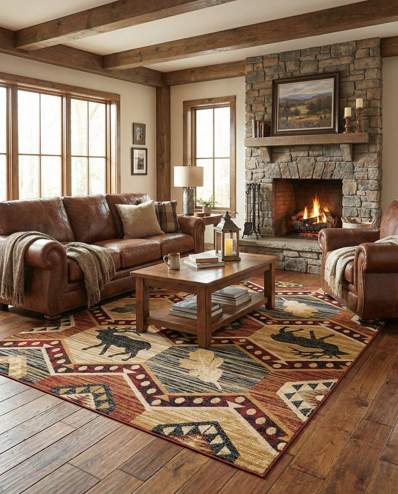 Frontier Trails Collection Area Rug -  Mesa Rectangle Multi  lifestyle 19