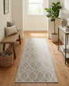 Savannah Pergola Collection Area Rug -  Pavilion (Light Gray) Runner Light Gray  lifestyle 42