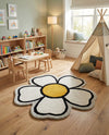 Whimsy Wonders Wool Collection Area Rug -  Arctic Round Ivory  lifestyle 20