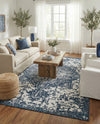 Urban Oasis Rugs Collection Area Rug -  Penthouse (Blue) Rectangle Blue  lifestyle 17