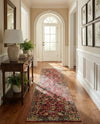 Neptune Elegance Collection Area Rug -  Galatea (Burgundy) Runner Burgundy  lifestyle 39