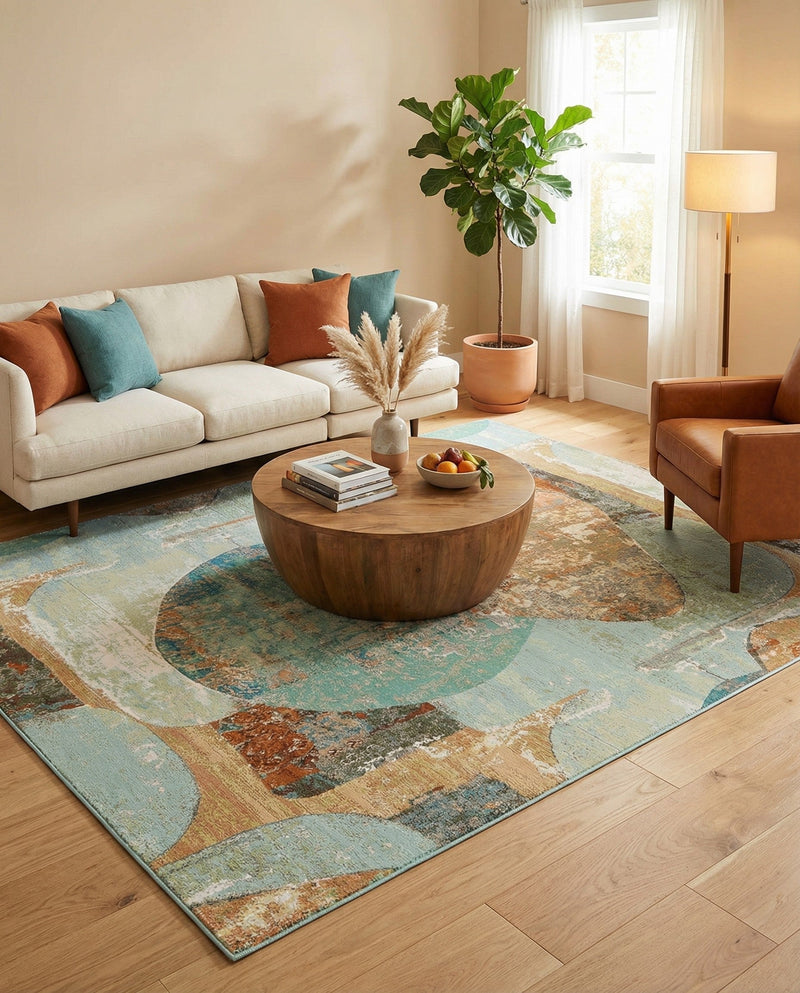 Urban Terrace Collection Area Rug -  Portico Rectangle Multi  lifestyle 24