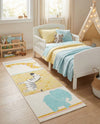 Wonder Tykes Collection Area Rug -  Wonderland Runner Ivory  lifestyle 48