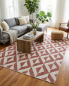 Urban Oasis Rugs Collection Area Rug -  Highrise (Rust Red) Rectangle Rust Red  lifestyle 13