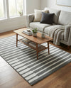 Copenhagen Edge Collection Area Rug -  Vesterbro Rectangle Gray  lifestyle 44