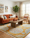 Arcadia Rugs Collection Area Rug -  Atlantis (Orange) Rectangle Orange  lifestyle 13