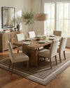 Terrace Fringe Collection Area Rug - Veranda (Brown) Rectangle Brown  lifestyle 34