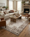 Sanctuary Retreat Collection Area Rug - Haven Rectangle Chocolate Brown  lifestyle 17