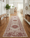 Patio Heritage Collection Area Rug -  Lafayette (Rust Red) Runner Rust Red  lifestyle 65