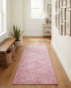 Sahara Essence Collection Area Rug - Oasis (Pink) Runner Pink  lifestyle 60