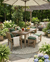 Urban Oasis Rugs Collection Area Rug -  Terrace (Green) Oval Green  lifestyle 54