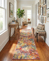 Colorburst Oasis Collection Area Rug -  Azura Runner Multi  lifestyle 27