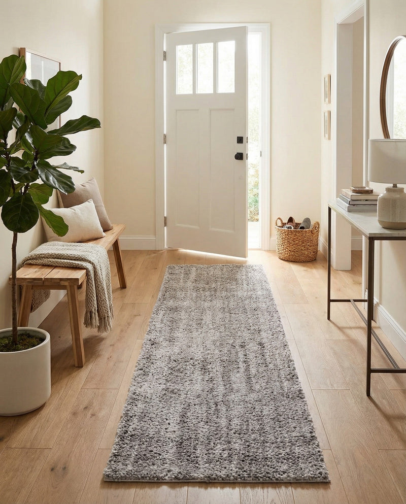 Plush Paradise Retreat Collection Area Rug - Santorini (Ash Gray) Runner Ash Gray  lifestyle 21