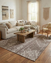 Desert Nomad Terrace Collection Area Rug - Sahara (Brown) Rectangle Brown  lifestyle 8