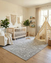 Wonder Tykes Collection Area Rug -  Spectrum Rectangle Gray  lifestyle 62