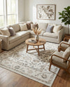 Adriana Terrace Collection Area Rug -  Positano (Ivory) Rectangle Ivory  lifestyle 15