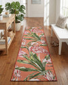 Seaside Blooms Collection Area Rug -  Kyoto Runner Coral  lifestyle 51