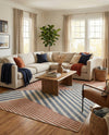 Urban Oasis Rugs Collection Area Rug -  Loft Rectangle Blue  lifestyle 28