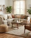 Alpine Plush Collection Area Rug - Verbier Rectangle Beige  lifestyle 21