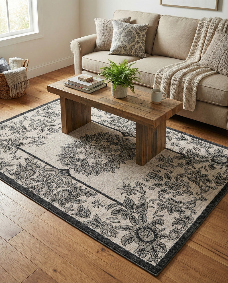 Heritage Harbor Collection Area Rug -  Seabreeze Rectangle Ivory  lifestyle 52