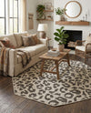 Savannah Escape Collection Area Rug -  Amazon (Light Gray) Octagon Light Gray  lifestyle 64