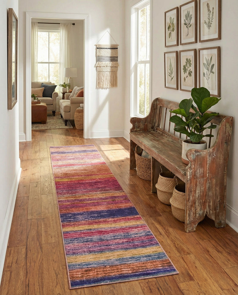 Sahara Essence Collection Area Rug - Oasis (Multi) Runner Multi  lifestyle 73