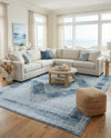 Aegean Elegance Washables Collection Area Rug -  Delos Rectangle Navy Blue  lifestyle 15