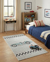 Wonder Tykes Collection Area Rug -  Confetti Runner Gray  lifestyle 25