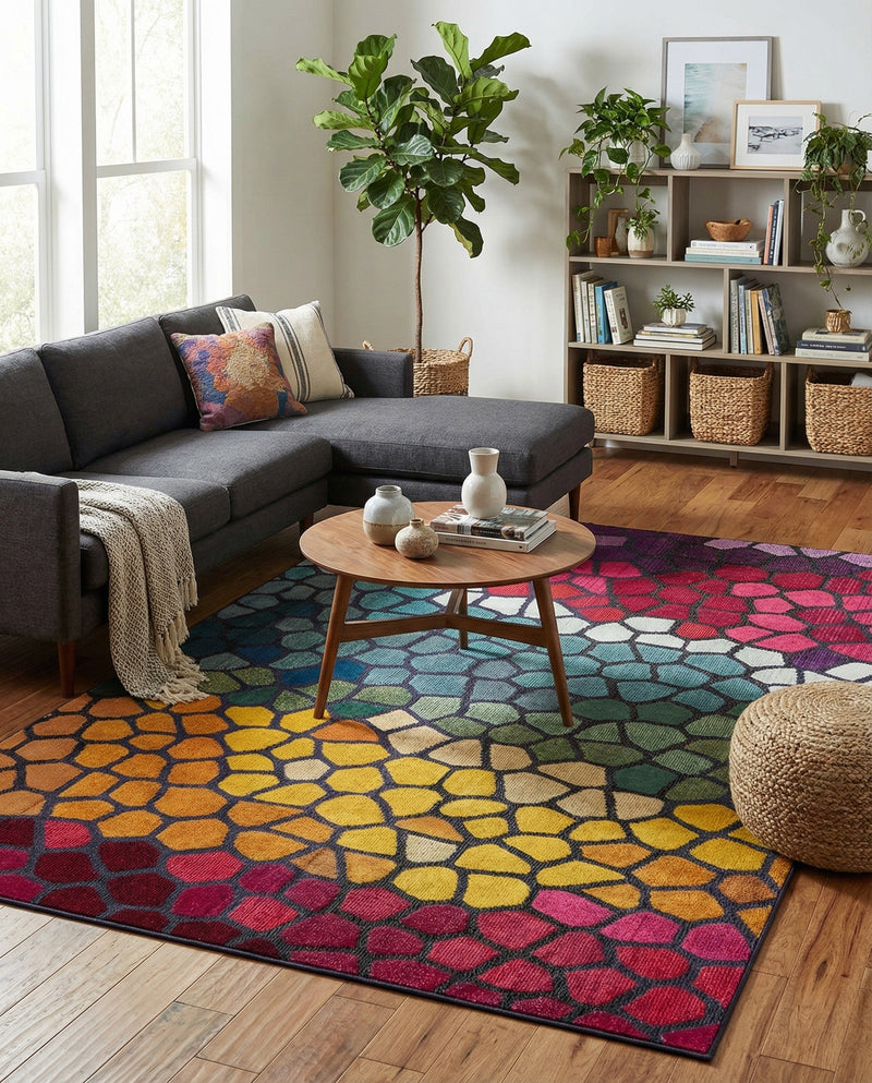 Marrakesh Elegance Collection Area Rug -  Melilla Rectangle Multi  lifestyle 11