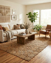 Woven Seaside Jute Collection Area Rug - Whittaker Rectangle Natural  lifestyle 12