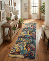 Autumnal Tapestry Collection Area Rug - Harvestville Runner Multi  lifestyle 77