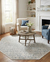 Coastal Haven Collection Area Rug - Seabreeze (Gray) Octagon Gray  lifestyle 44