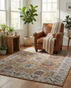 Mykonos Manor Collection Area Rug -  Paros Rectangle Mustard Yellow  lifestyle 47