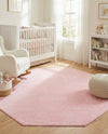 Trellis Mosaic Collection Area Rug - Arborville (Light Pink) Octagon Light Pink  lifestyle 52