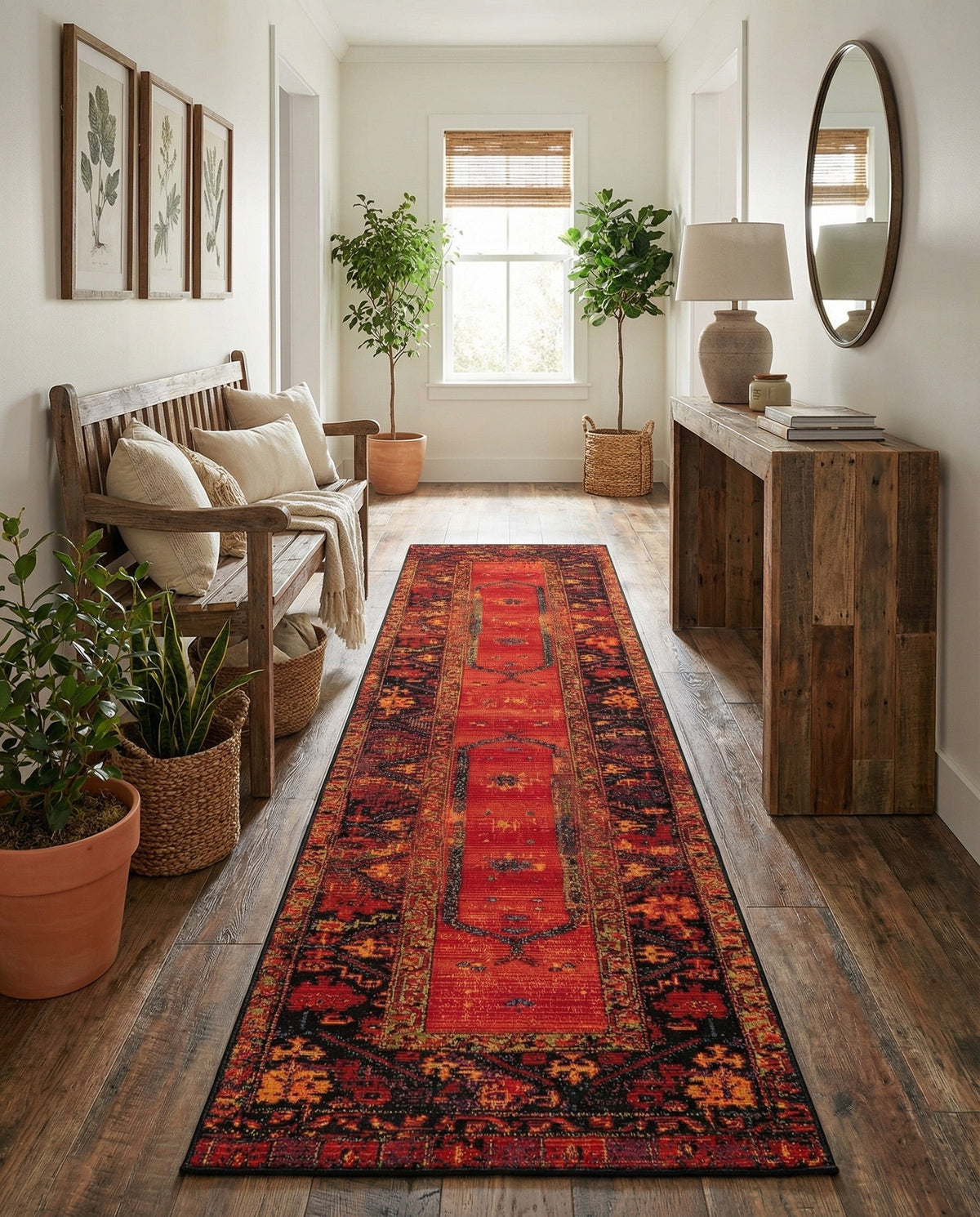 Safari Escape Rugs Collection Area Rug - Serengeti Runner Multi  lifestyle 105