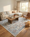 Aegean Elegance Washables Collection Area Rug -  Patmos Square Ivory  lifestyle 52