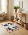 Seaside Blooms Collection Area Rug - Haven Rectangle Pink  lifestyle 39
