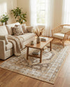 Patio Heritage Collection Area Rug -  Augusta (Natural) Rectangle Natural  lifestyle 16