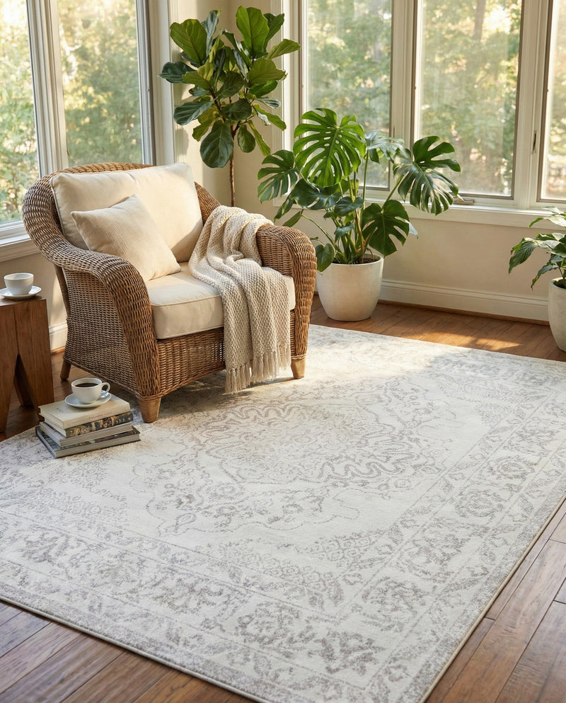 Cambridge Classics Collection Area Rug -  Magdalene (Ivory) Rectangle Ivory  lifestyle 17