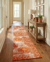Riviera Elegance Collection Area Rug -  Monaco (Orange) Runner Orange  lifestyle 70