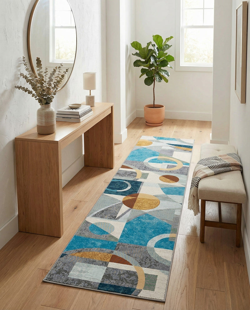 Urban Terrace Collection Area Rug -  Loggia Runner Multi  lifestyle 44