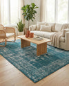 Copenhagen Comfort Collection Area Rug -  Helsingør Rectangle Blue  lifestyle 25
