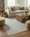 Savannah Pergola Collection Area Rug -  Eden Rectangle Light Gray  lifestyle 45
