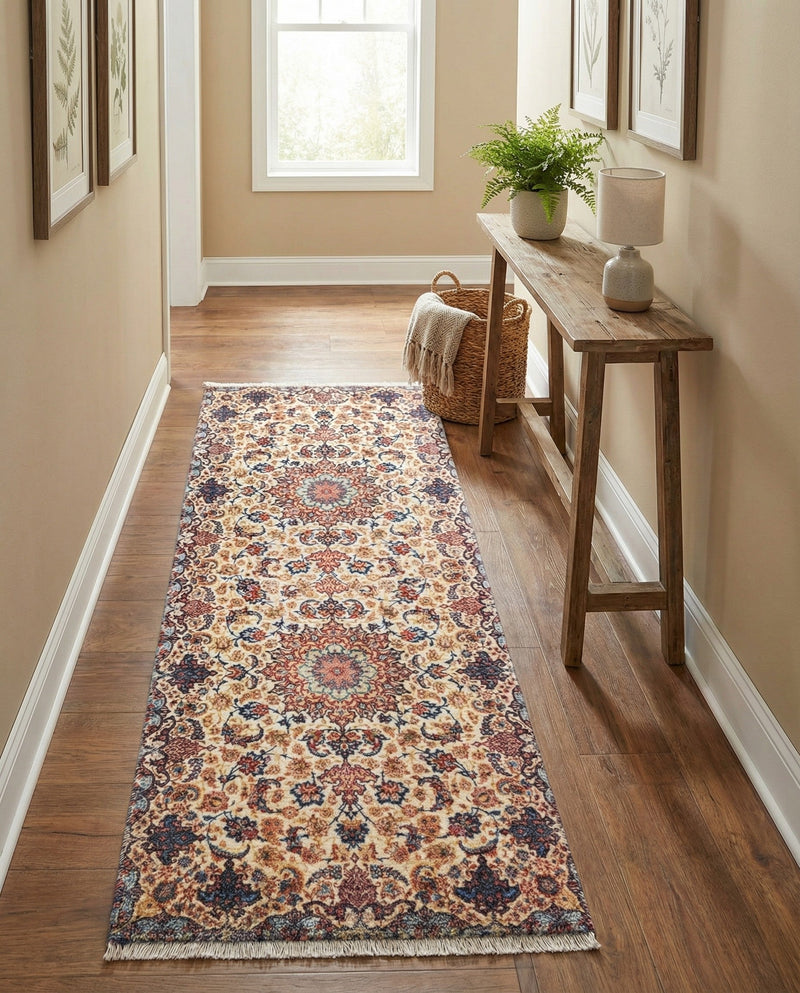 Bazaar Chic Collection Area Rug -  Meknes Runner Beige  lifestyle 42