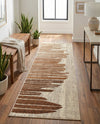 Urban Terrace Collection Area Rug -  Balcony Runner Beige Brown  lifestyle 48