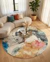 Urban Terrace Collection Area Rug -  Arbor Round Multi  lifestyle 18