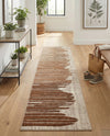 Urban Terrace Collection Area Rug -  Balcony Runner Beige Brown  lifestyle 71