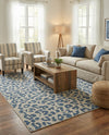 Savannah Escape Collection Area Rug -  Amazon (Blue) Rectangle Blue  lifestyle 36
